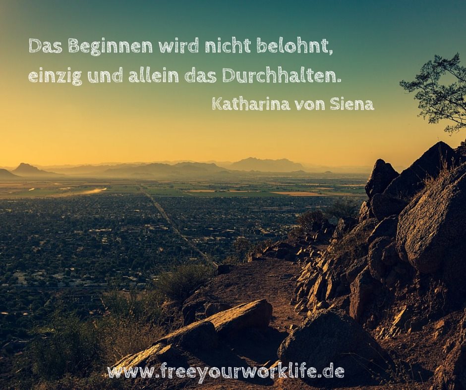 Angst vor der eigenen Courage? Wie Du Durststrecken überstehst und an